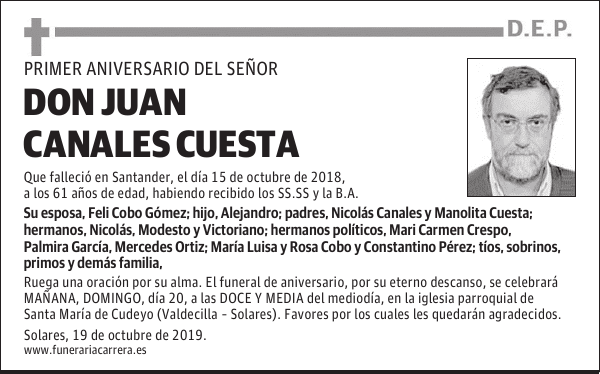 DON JUAN CANALES CUESTA