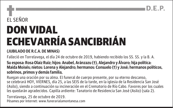 DON VIDAL ECHEVARRÍA SANCIBRIÁN