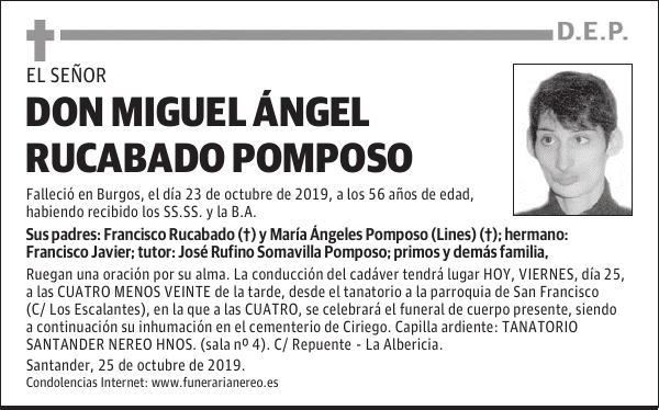 DON MIGUEL ÁNGEL RUCABADO POMPOSO