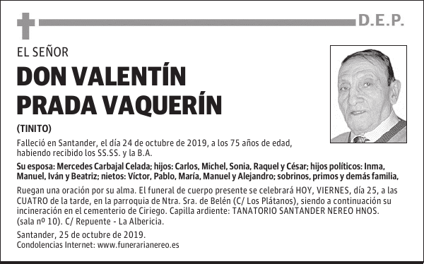 DON VALENTÍN PRADA VAQUERÍN
