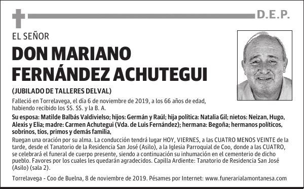 DON MARIANO FERNÁNDEZ ACHUTEGUI