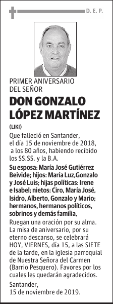 DON GONZALO LÓPEZ MARTÍNEZ