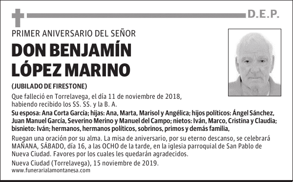 DON BENJAMÍN LÓPEZ MARINO