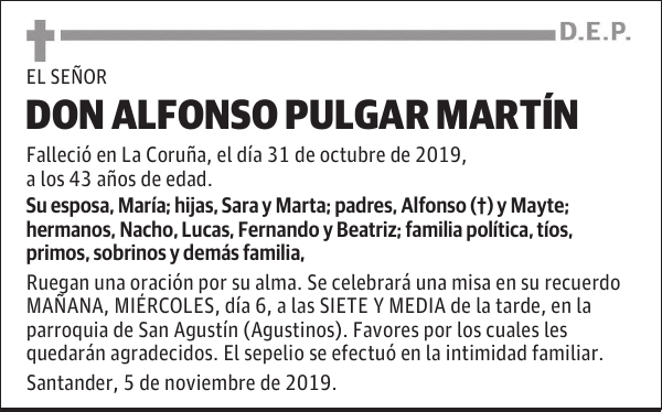 DON ALFONSO PULGAR MARTÍN