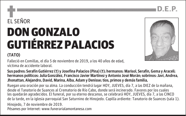 DON GONZALO GUTIÉRREZ PALACIOS