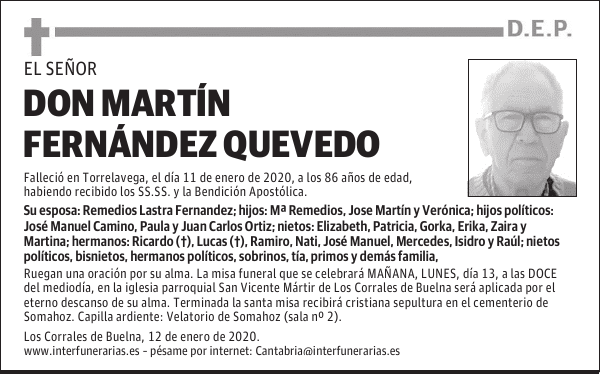 DON MARTÍN FERNÁNDEZ QUEVEDO