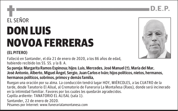 DON LUIS NOVOA FERRERAS
