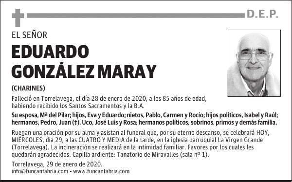EDUARDO GONZÁLEZ MARAY