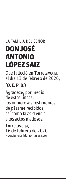 DON JOSÉ ANTONIO LÓPEZ SAIZ