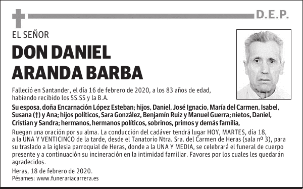 DON DANIEL ARANDA BARBA