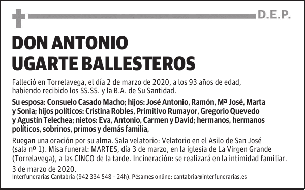 DON ANTONIO UGARTE BALLESTEROS