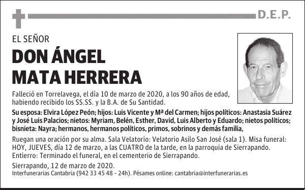 DON ÁNGEL MATA HERRERA