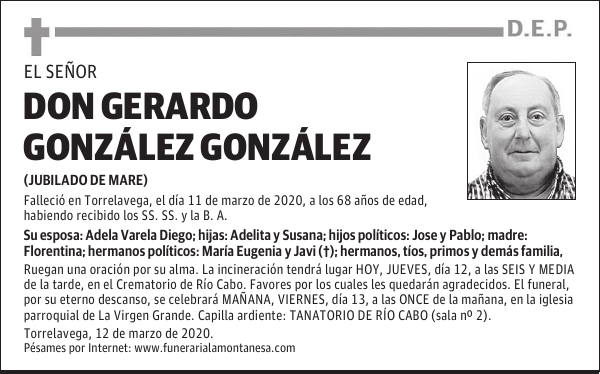 DON GERARDO GONZÁLEZ GONZÁLEZ