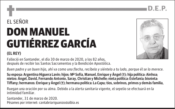 DON MANUEL GUTIÉRREZ GARCÍA