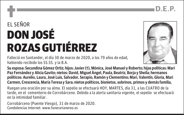 DON JOSÉ ROZAS GUTIÉRREZ