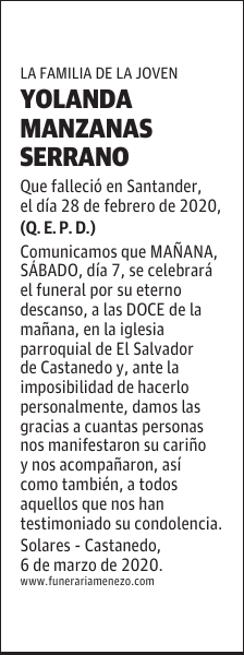 YOLANDA MANZANAS SERRANO