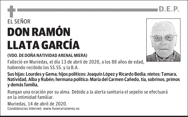 DON RAMÓN LLATA GARCÍA