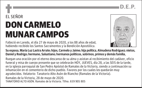 DON CARMELO MUNAR CAMPOS