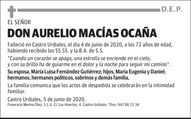 DON AURELIO MACÍAS OCAÑA