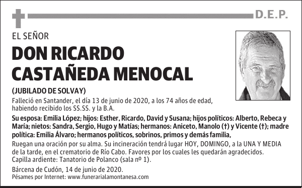 DON RICARDO CASTAÑEDA MENOCAL