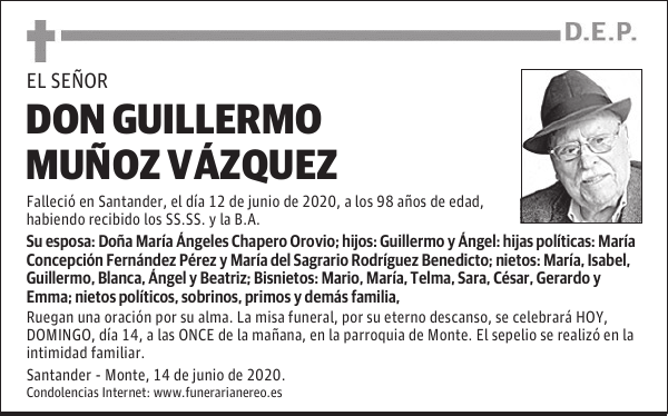 DON GUILLERMO MUÑOZ VÁZQUEZ