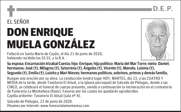 DON ENRIQUE MUELA GONZÁLEZ