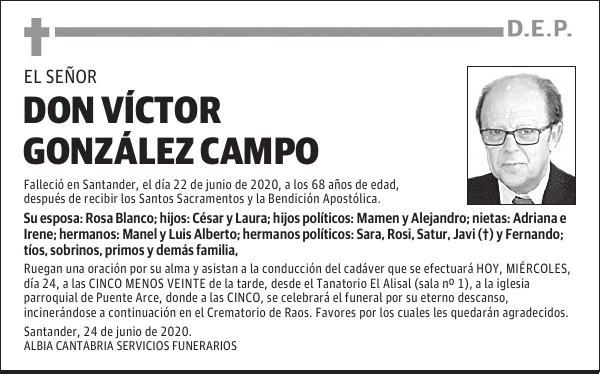 DON VÍCTOR GONZÁLEZ CAMPO
