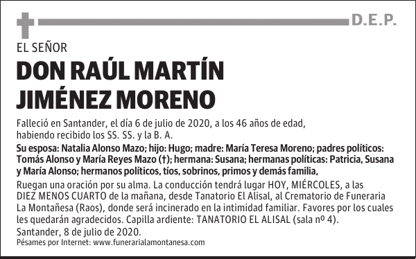 DON RAÚL MARTÍN JIMÉNEZ MORENO