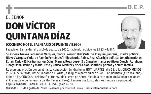 DON VÍCTOR QUINTANA DÍAZ