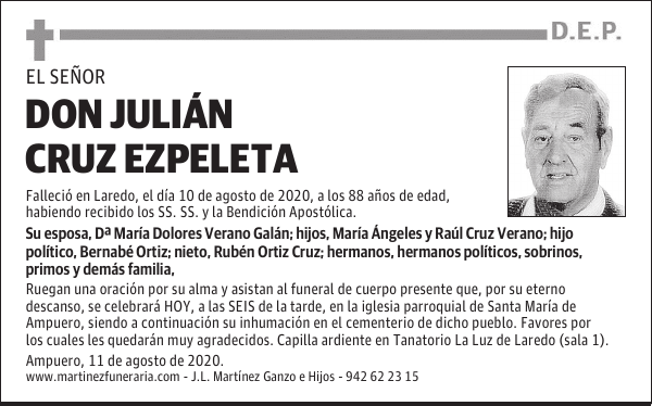 DON JULIÁN CRUZ EZPELETA