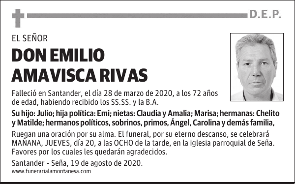 DON EMILIO AMAVISCA RIVAS