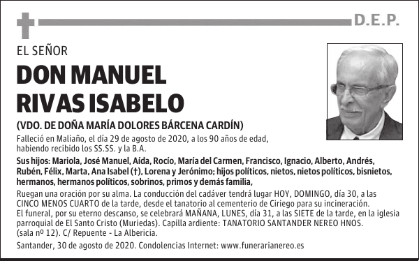 DON MANUEL RIVAS ISABELO