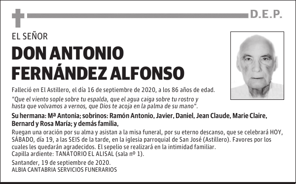 DON ANTONIO FERNÁNDEZ ALFONSO
