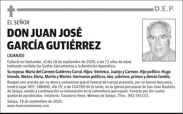DON JUAN JOSÉ GARCÍA GUTIÉRREZ