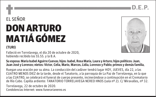 DON ARTURO MATIÁ GÓMEZ