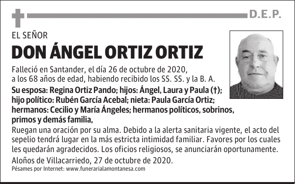 DON ÁNGEL ORTIZ ORTIZ