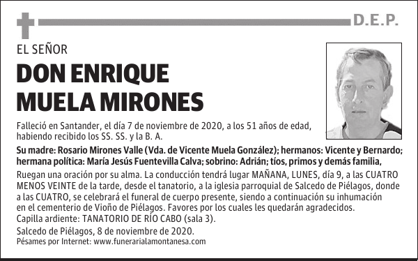 DON ENRIQUE MUELA MIRONES