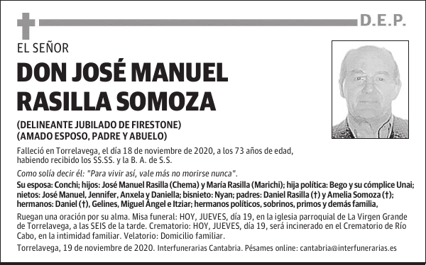 DON JOSÉ MANUEL RASILLA SOMOZA