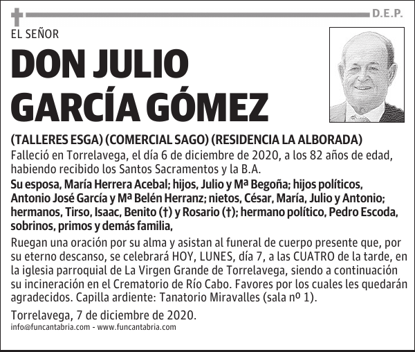 DON JULIO GARCÍA GÓMEZ