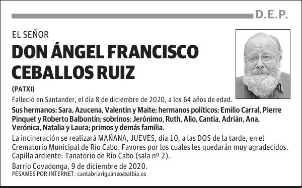 DON ÁNGEL FRANCISCO CEBALLOS RUIZ
