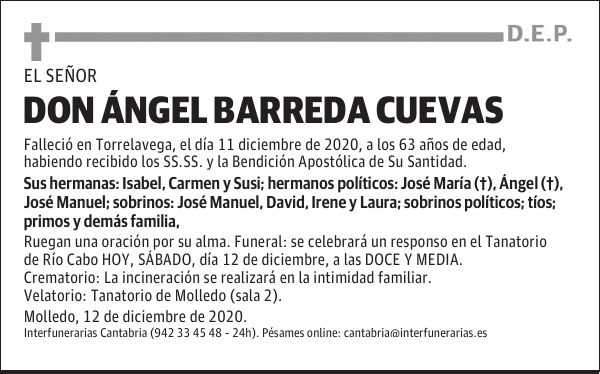 DON ÁNGEL BARREDA CUEVAS
