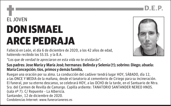 DON ISMAEL ARCE PEDRAJA