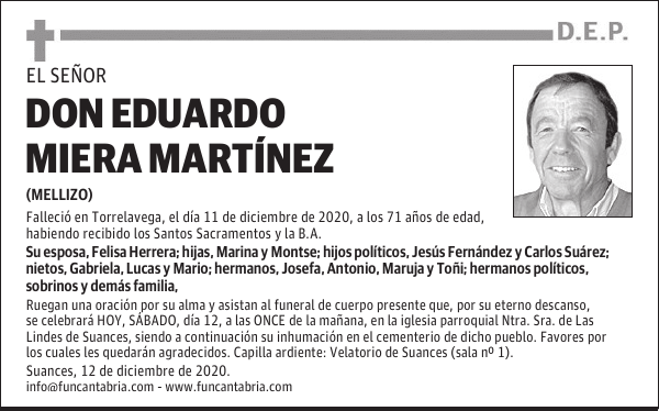 DON EDUARDO MIERA MARTÍNEZ