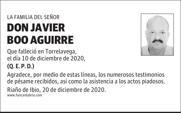 DON JAVIER BOO AGUIRRE