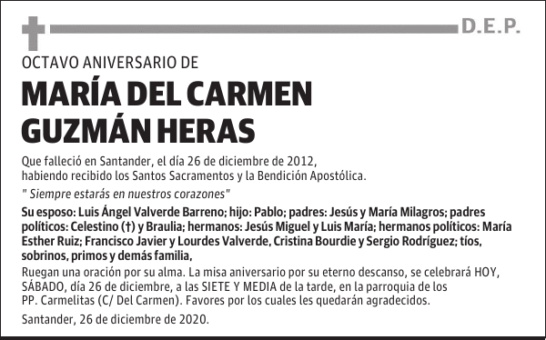 MARÍA DEL CARMEN GUZMÁN HERAS