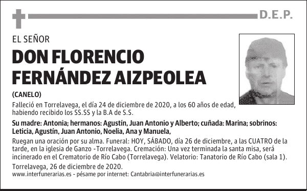 DON FLORENCIO FERNÁNDEZ AIZPEOLEA