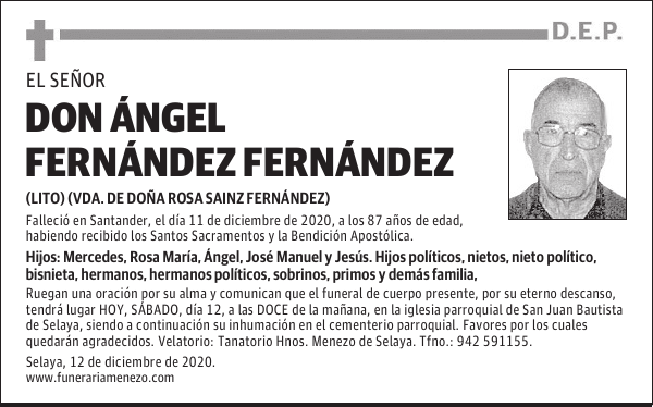 DON ÁNGEL FERNÁNDEZ FERNÁNDEZ