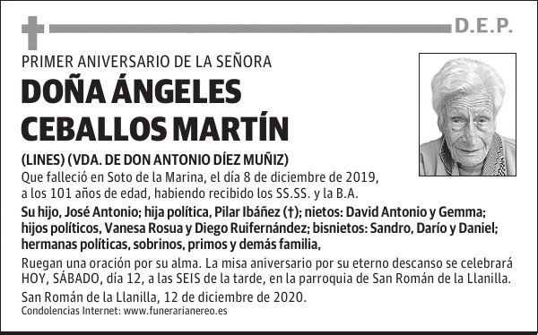 DOÑA ÁNGELES CEBALLOS MARTÍN