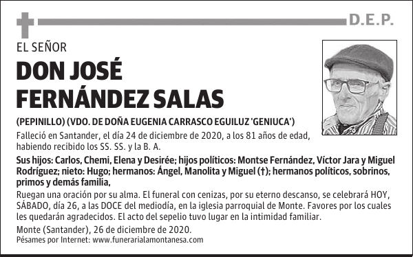 DON JOSÉ FERNÁNDEZ SALAS
