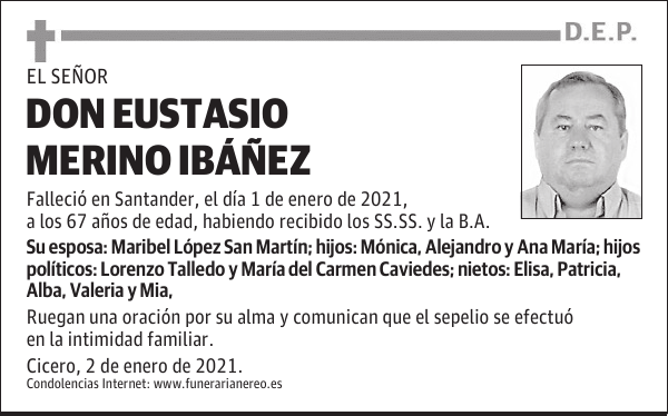 DON EUSTASIO MERINO IBÁÑEZ